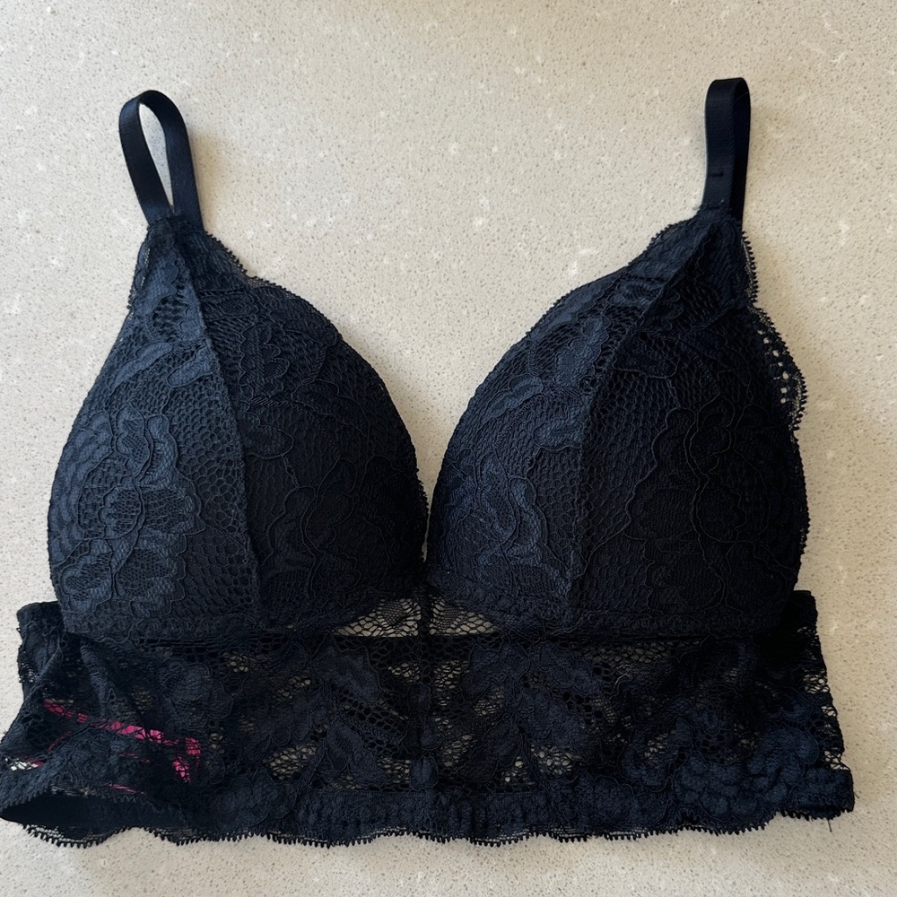 Elegant Black Lace Bralette